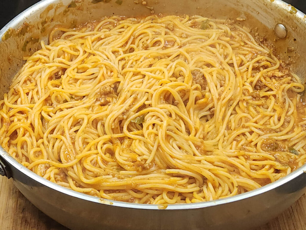 JAHZKITCHEN Pan Olive & Parmigiano Spaghetti
