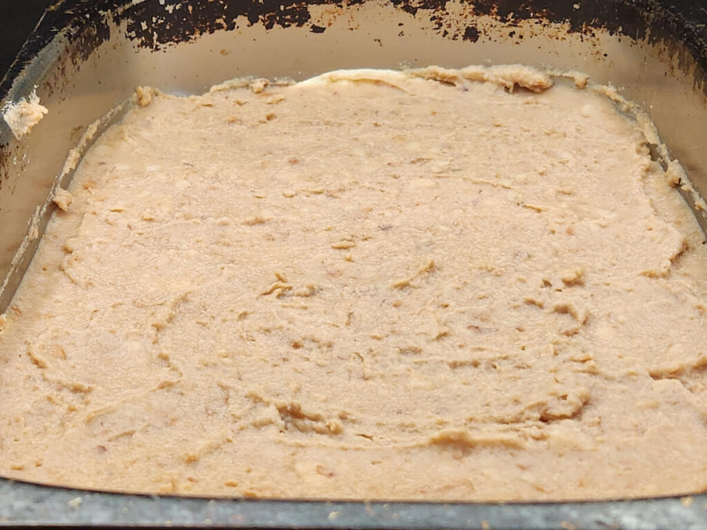 Burrito Casserole First Layer Refried Beans