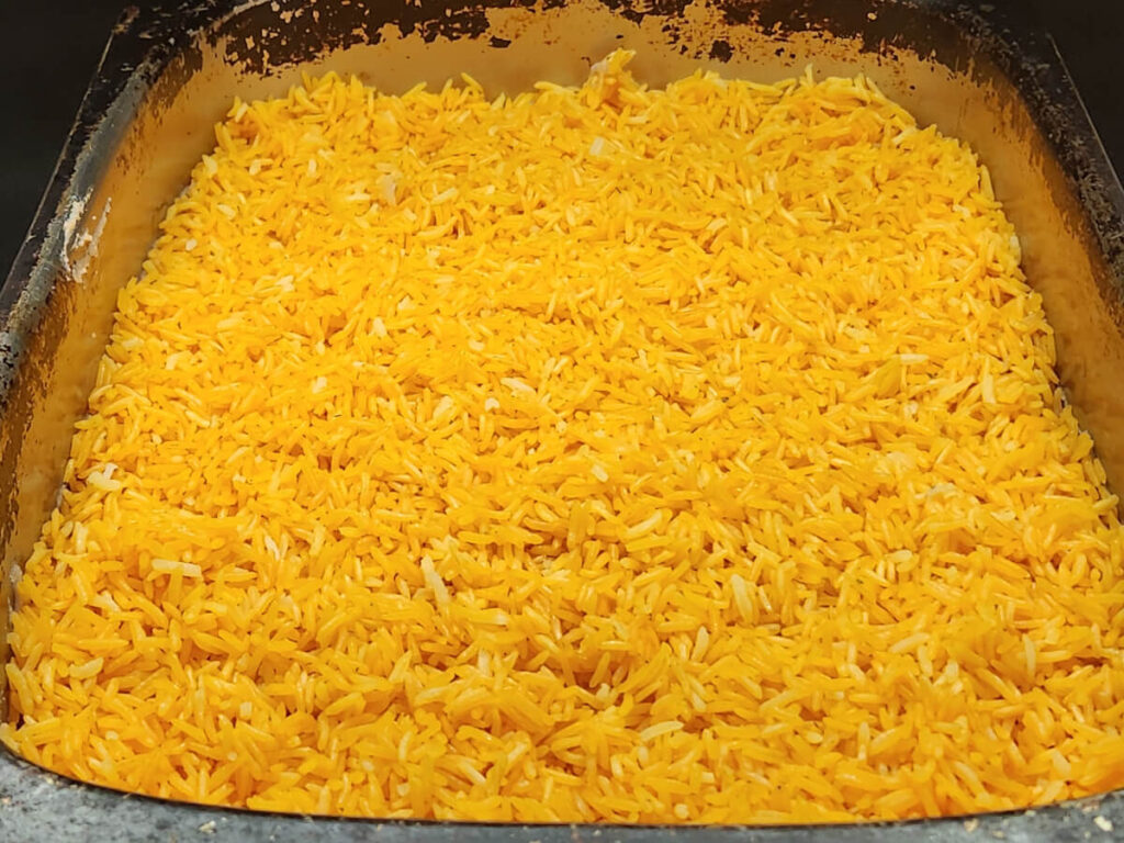 Burrito Casserole Second Layer Rice