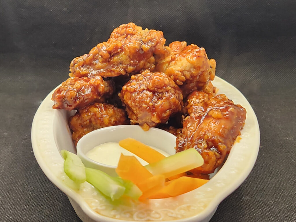 JAHZKITCHEN Breaded Berry BBQ Wings