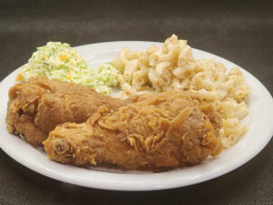 JAHZKITCHEN Fried Chicken with Coleslaw and Mac Salad