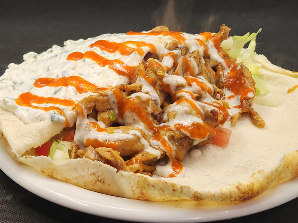 JAHZKITCHEN Halifax Shawarma with Sriracha Sauce