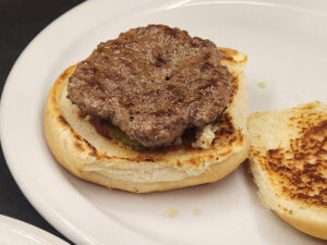 JAHZKITCHEN McDouble Assembly first Patty