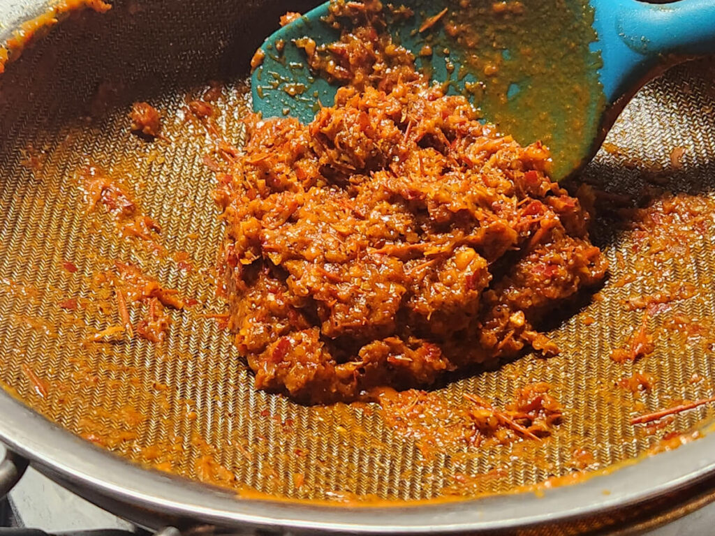 JAHZKITCHEN Pulp from straining Adobo Sauce