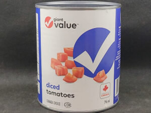 JAHZKITCHEN Canned Diced Tomatoes