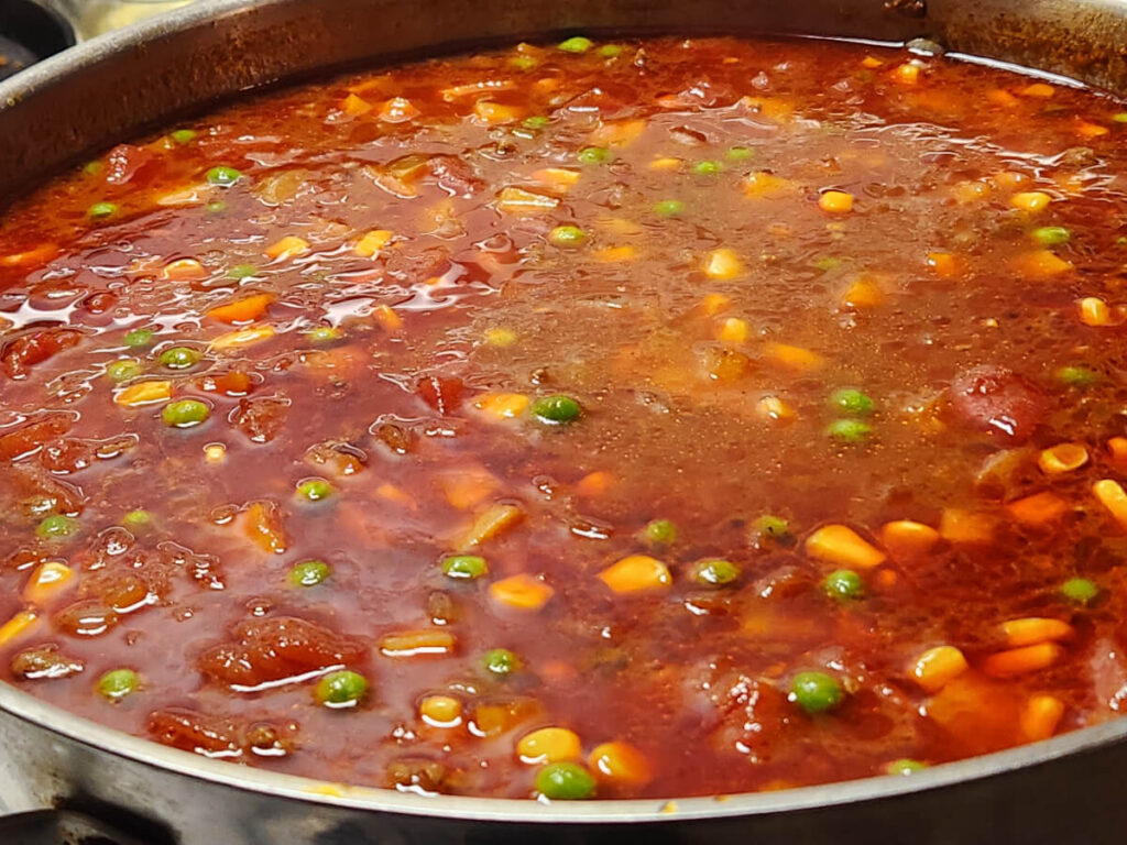 JAHZKITCHEN Pot of Adobo Broth Soup