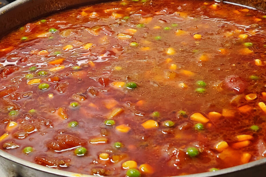 JAHZKITCHEN Pot of Adobo Broth Soup