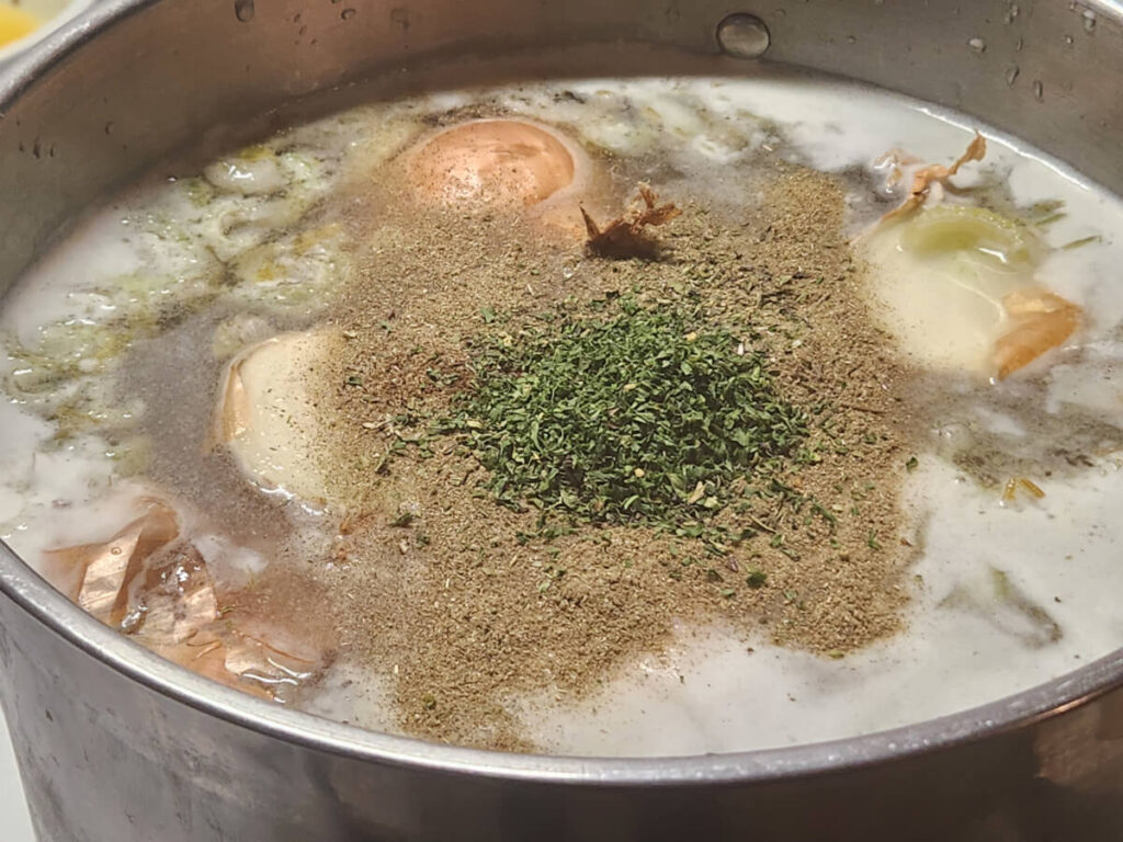 JAHZKITCHEN Poultry Brine Turkey Broth