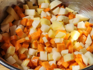 JAHZKITCHEN Small diced Potatoes & Carrots