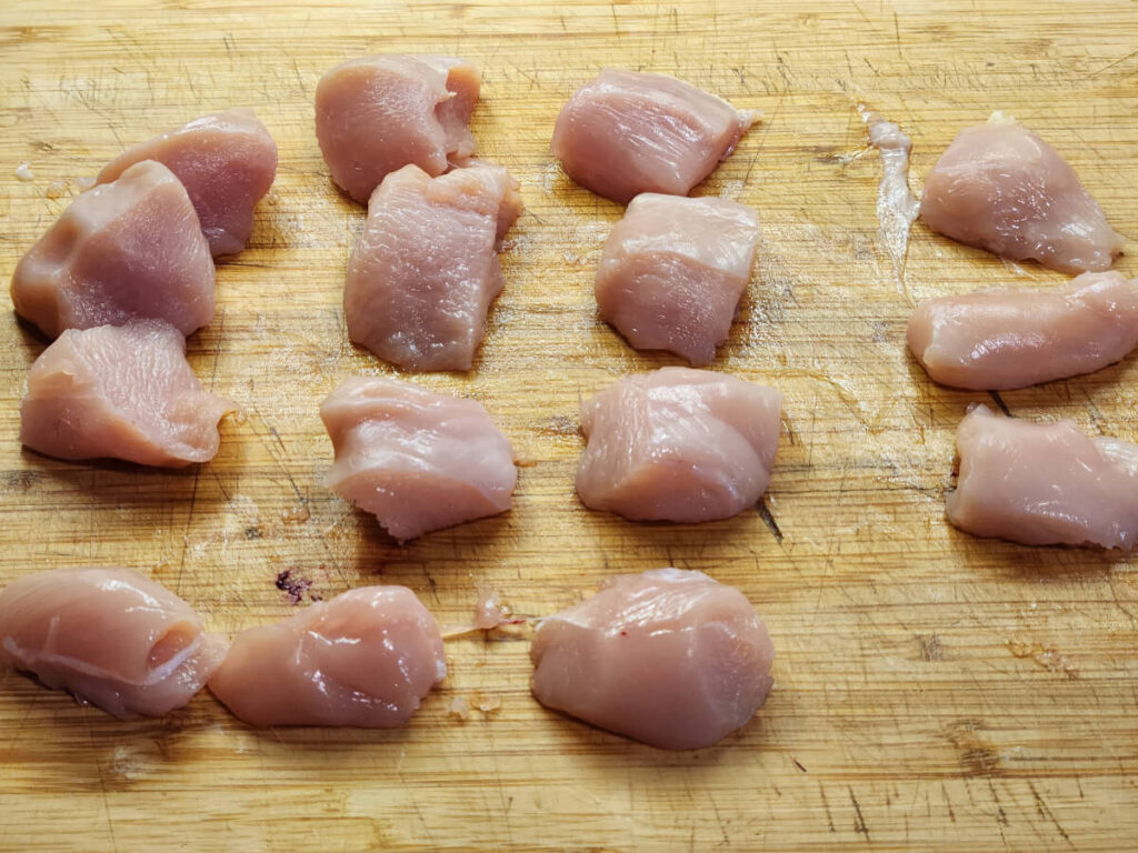 JAHZKITCHEN Diced Chicken Breast for Boneless Wings
