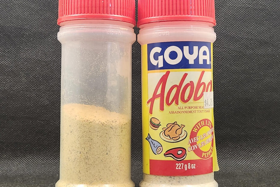 JAHZKITCHEN Homemade Goya Adobo Seasoning comparison