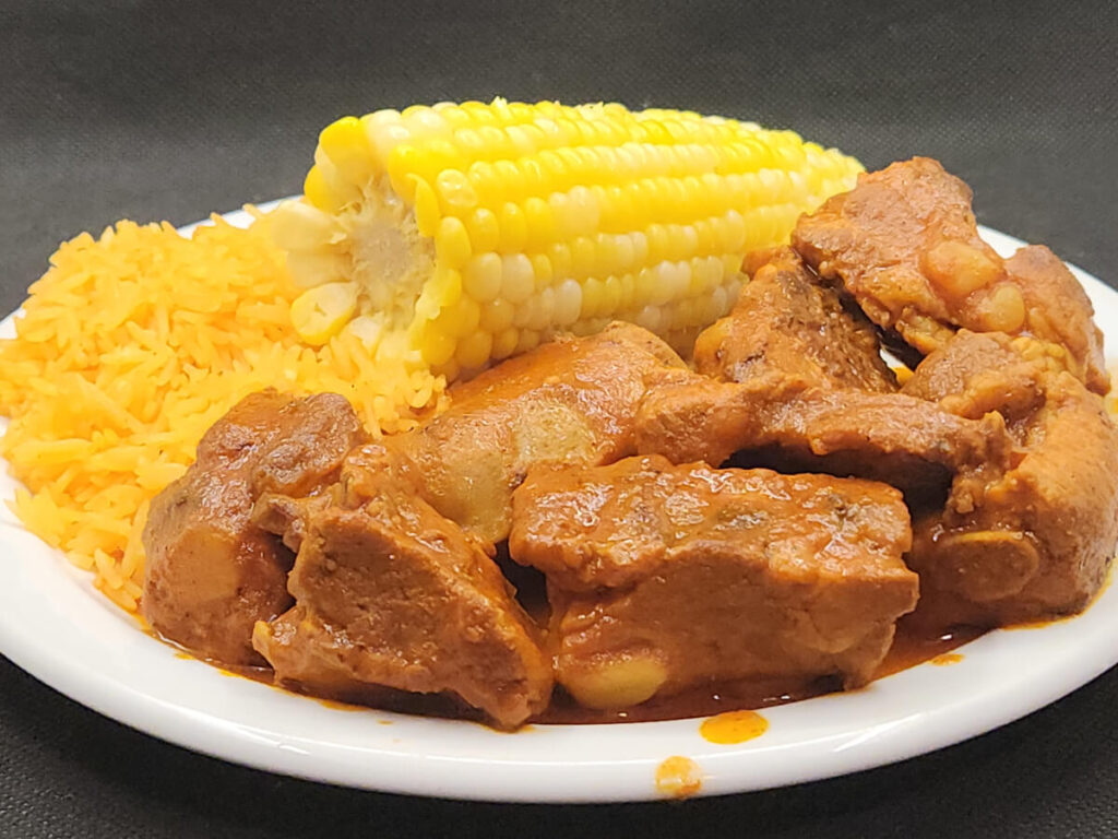 JAHZKITCHEN Mexican Ribs with Adobo Sazon Rice and Corn