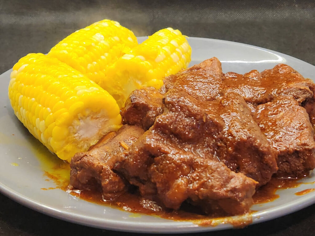 JAHZKITCHEN Mexican Ribs with Steamed Corn in Corn Butter
