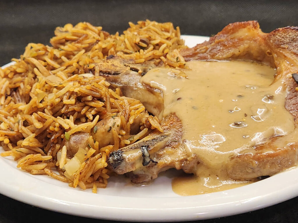 JAHZKITCHEN Mushroom Pork Sake with Mushroom Rice