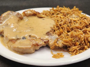 JAHZKITCHEN Pork Sake with Mushroom Rice