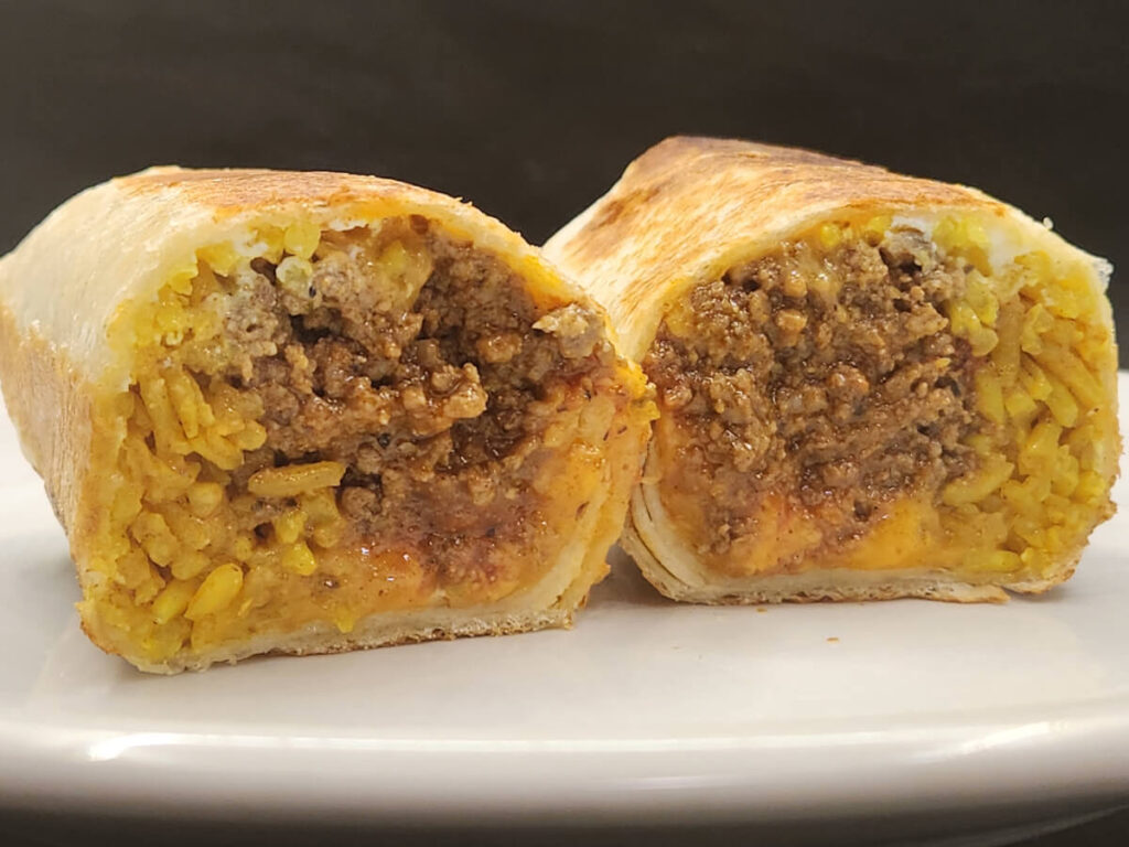 JAHZKITCHEN Beef & Rice Burrito