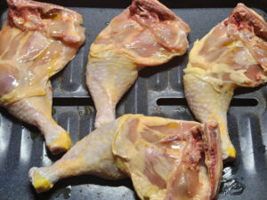 JAHZKITCHEN Chicken Quarters Brushed with EVOO