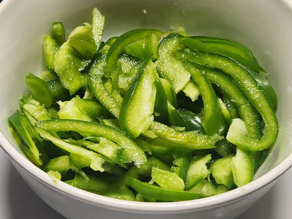 JAHZKITCHEN Pizza Toppings Sliced Green Pepper