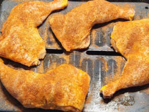 JAHZKITCHEN Rotisserie Seasoned Chicken Presentation Side