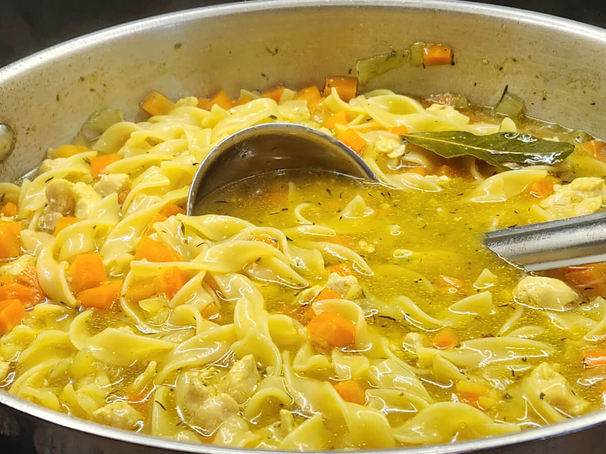 JAHZKITCHEN Chicken Egg Noodle Soup