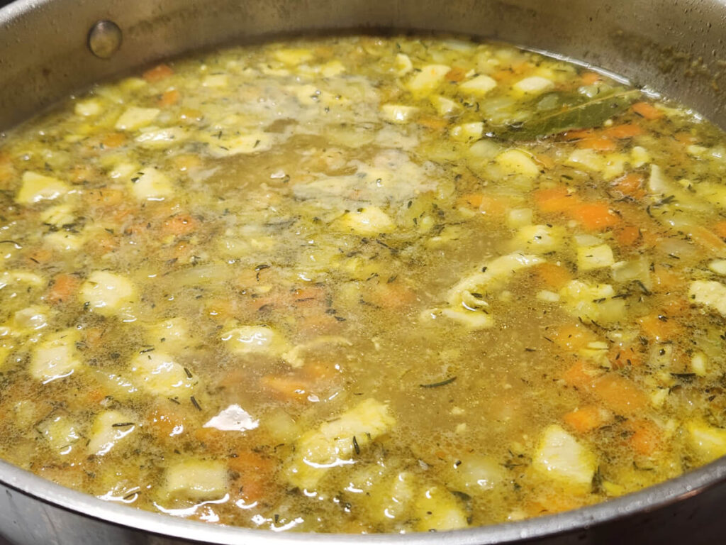 JAHZKITCHEN Simmering Chicken Soup