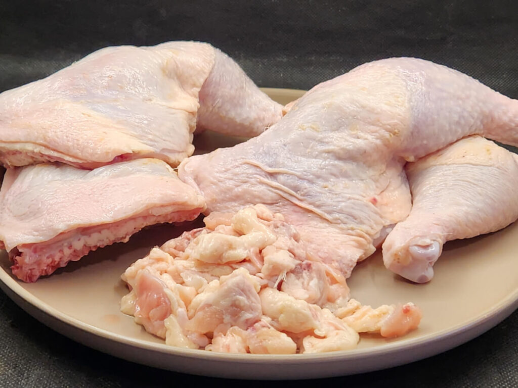 JAHZKITCHEN Chicken Quarters Cleaned & Trimmed and Pricked with a fork