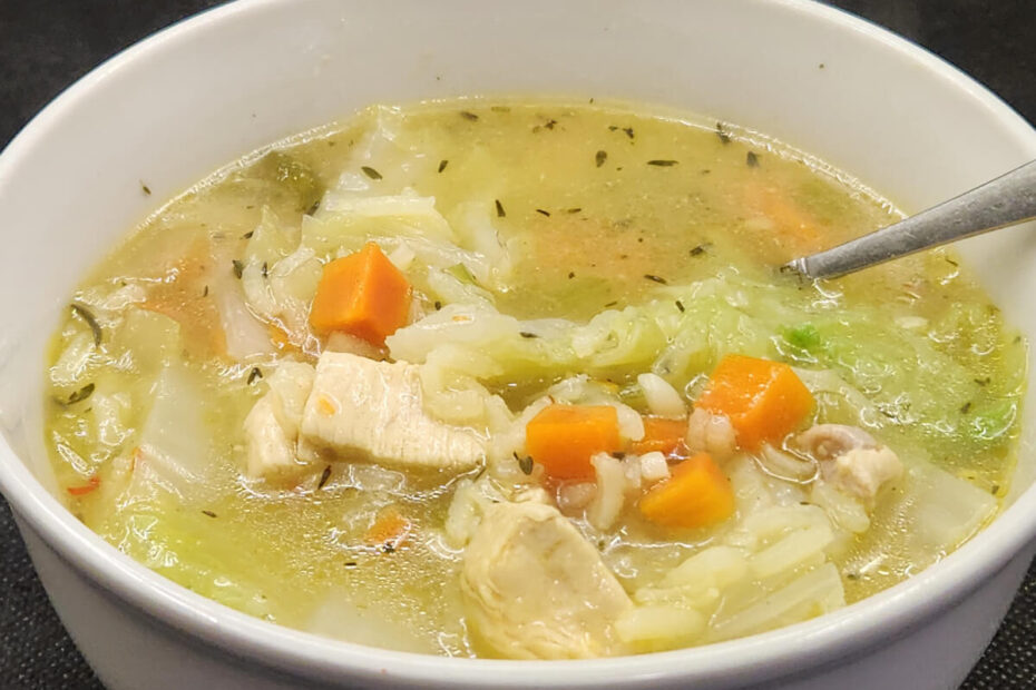 JAHZKITCHEN Chicken & Rice Soup serving bowl