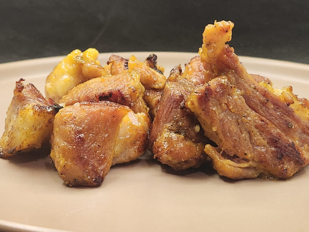 JAHZKITCHEN Corned Pork broiled with Brown Sugar & Mustard