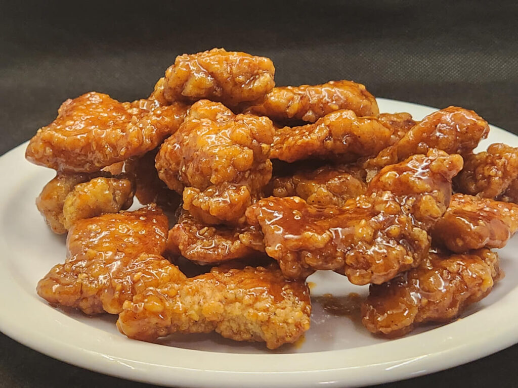 JAHZKITCHEN Korean Boneless Pork Wings tossed in yangnyeom sauce