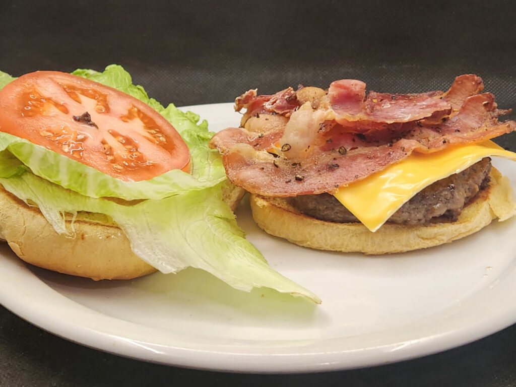 JAHZKITCHEN Open faced Arch Deluxe Burger