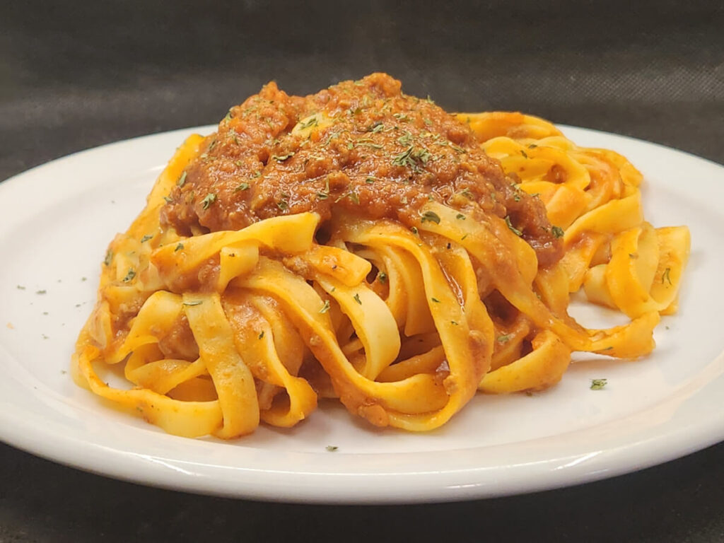 JAHZKITCHEN Plate of Ragu alla Bolognese
