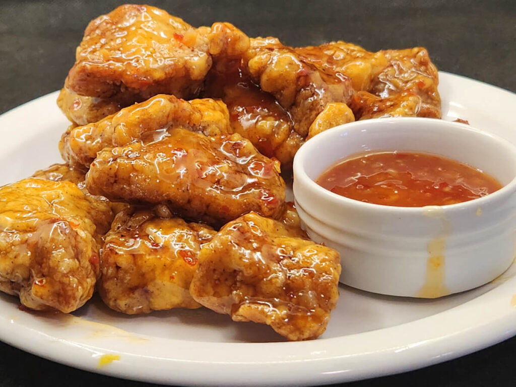 JAHZKITCHEN Boneless Sweet Thai Pork Wings with Dipping Sauce