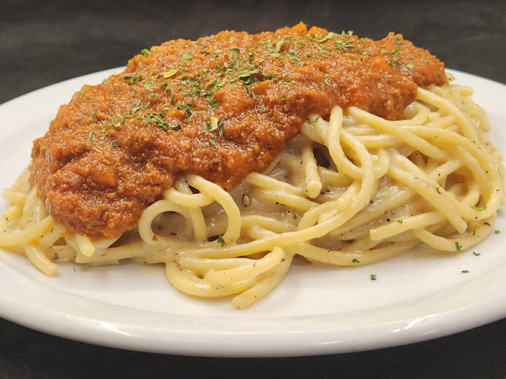 JAHZKITCHEN Cacio e Pepe Bolognese