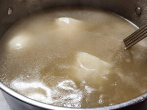 JAHZKITCHEN Corned Pork Boiling Halved Potatoes