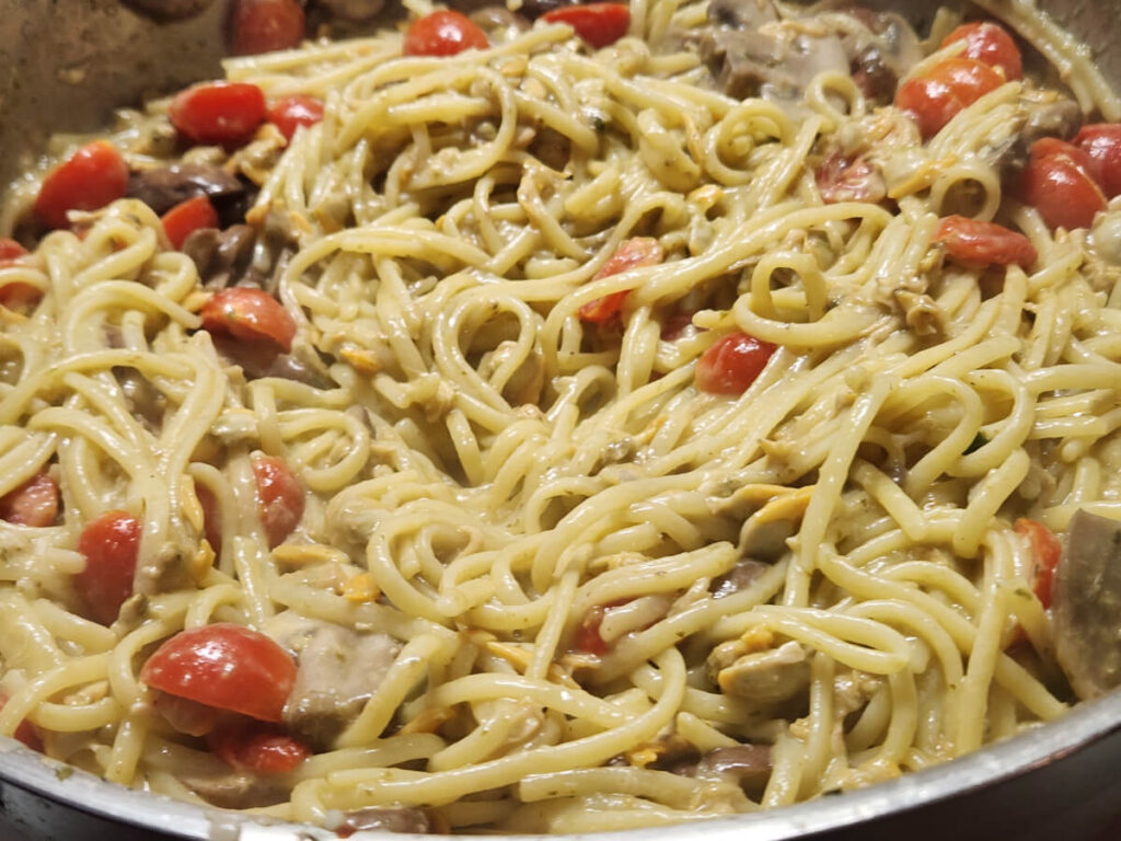 JAHZKITCHEN Pan Clam Pasta