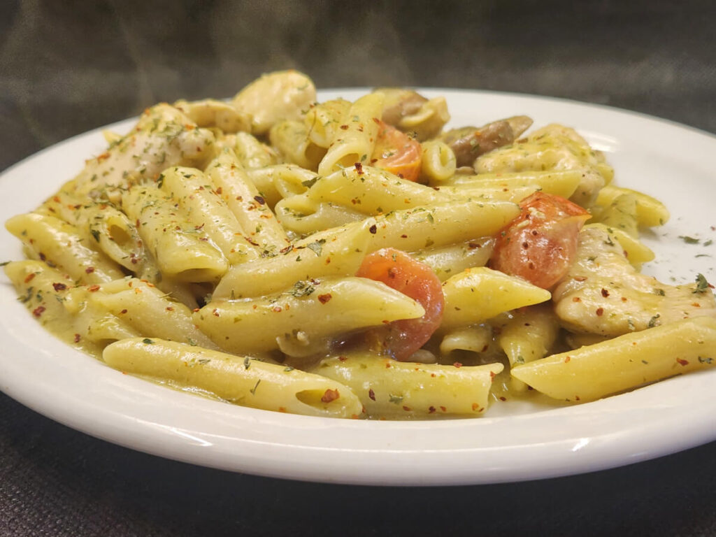 JAHZKITCHEN Plate of Twisty Sauce Pasta