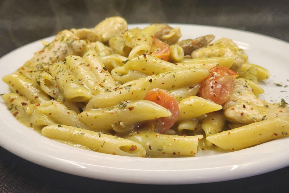 JAHZKITCHEN Plate of Twisty Sauce Pasta