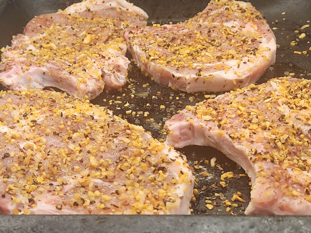 JAHZKITCHEN Letting the Montreal Steak Spice Hydrate on the meat