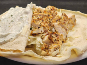 JAHZKITCHEN Montreal Chicken Wrap