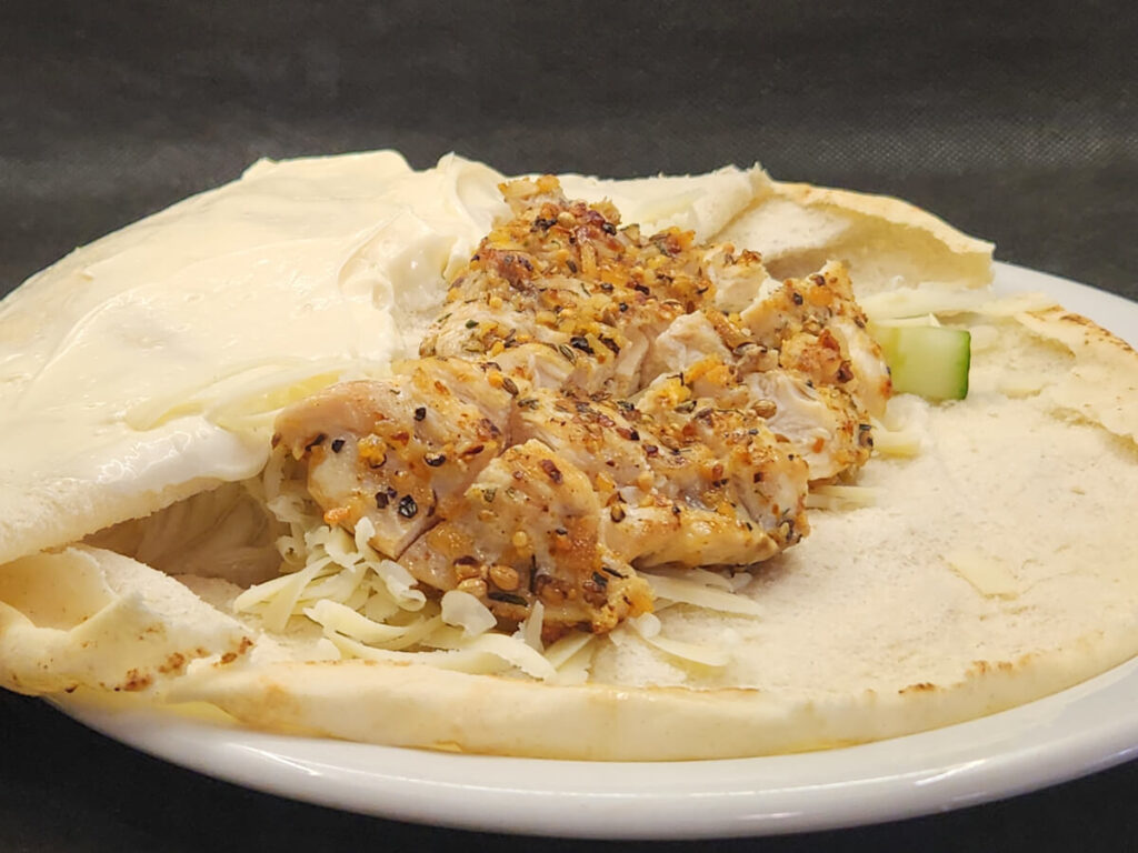 JAHZKITCHEN Montreal Chicken wrap with Mayo