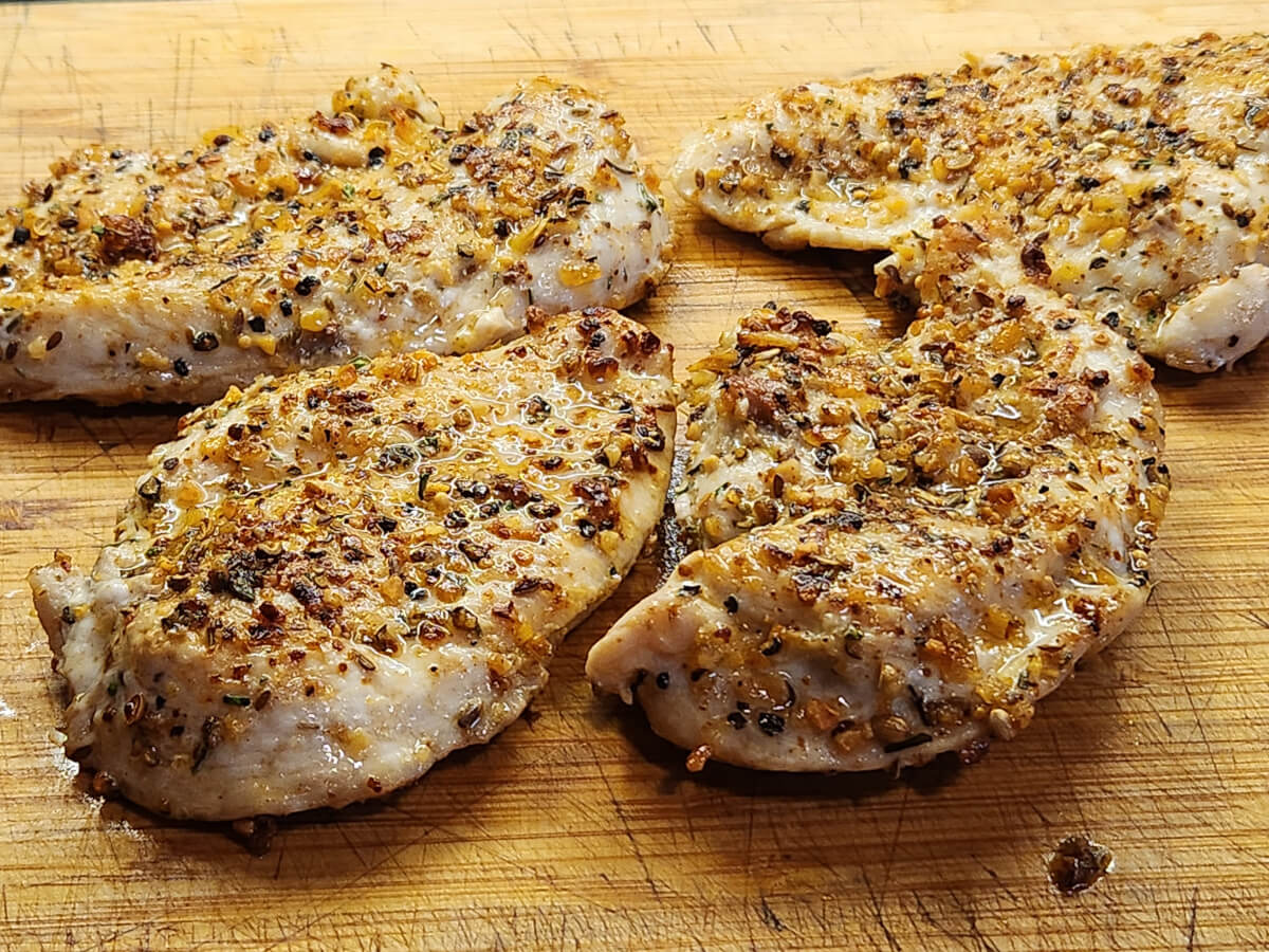 JAHZKITCHEN Resting Montreal Chicken Fillets