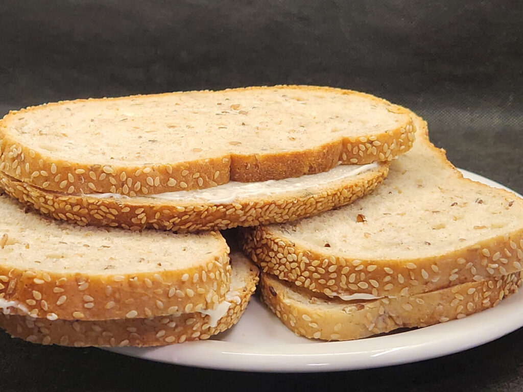 JAHZKITCHEN Bread with Mayo Brushed Outsides for toasting
