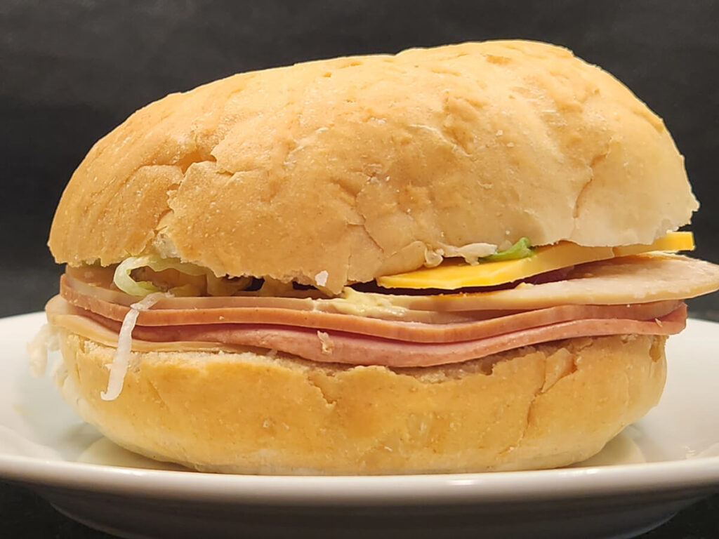 JAHZKITCHEN Chicken Deli Trio Kaiser Roll JAHZKITCHEN Chicken Deli Trio Kaiser Roll