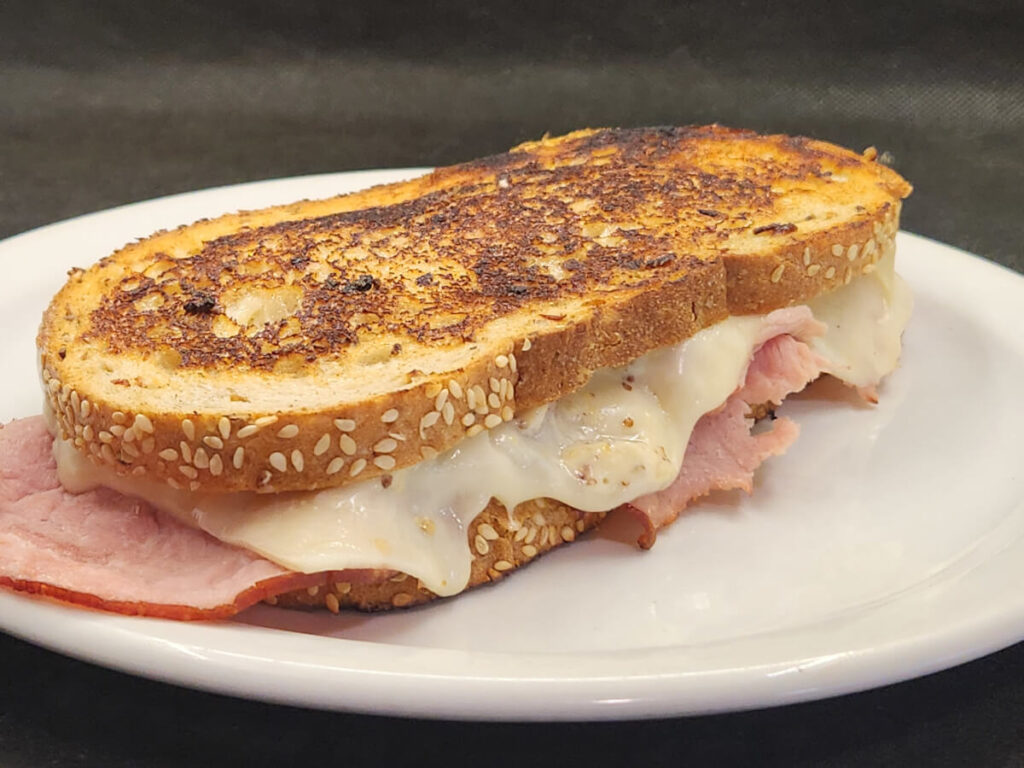 JAHZKITCHEN Grilled Ham & Swiss Cheese Sandwich with Dijonnaise