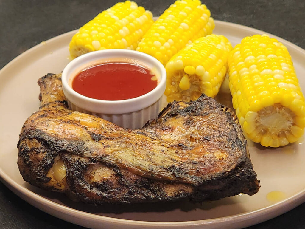 JAHZKITCHEN Jerk Chicken with Jerk Sauce on the side