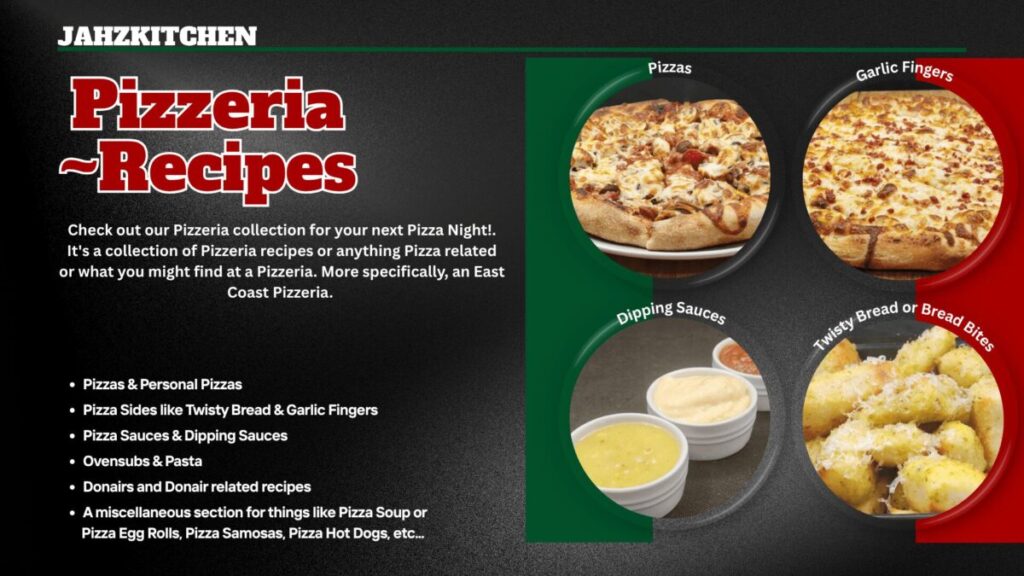 JAHZKITCHEN Pizzeria Card