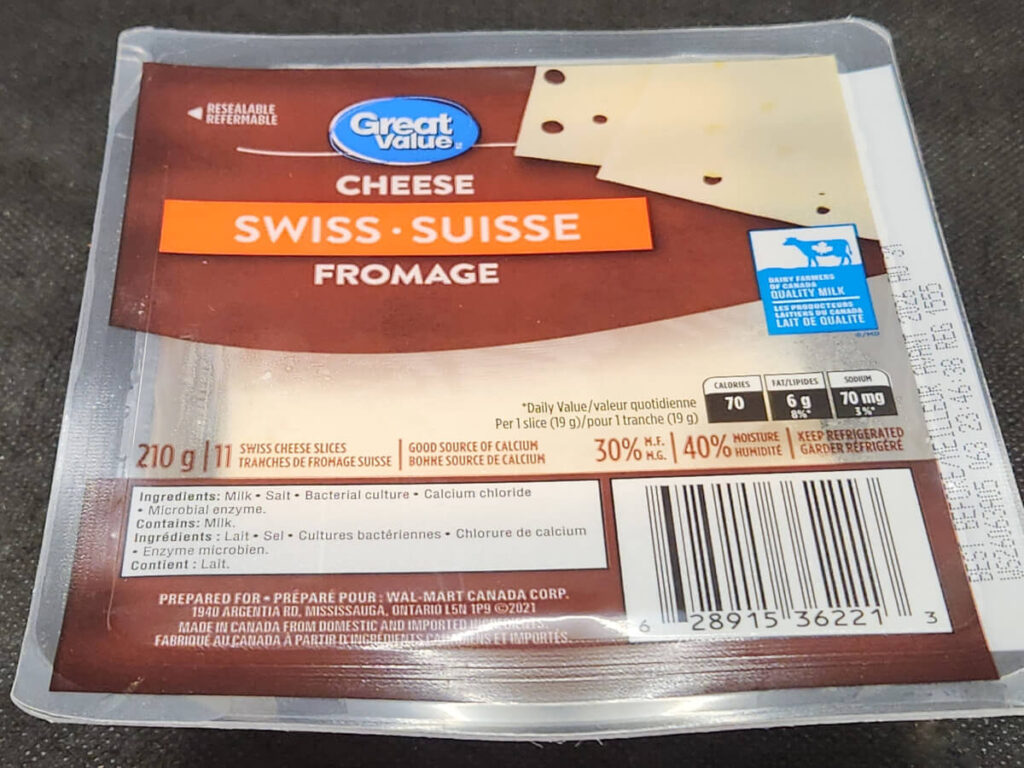 JAHZKITCHEN Swiss Cheese Slices