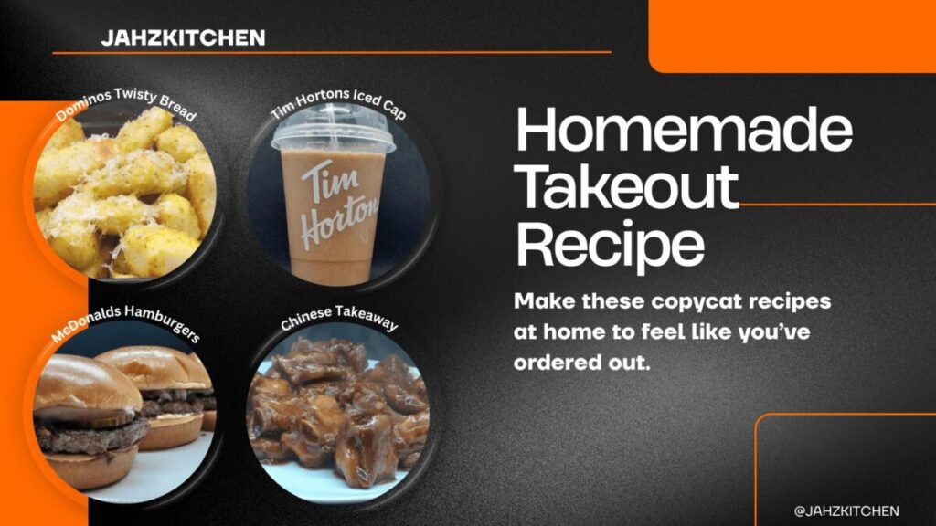 JAHZKITCHEN Takeout Recipe Card