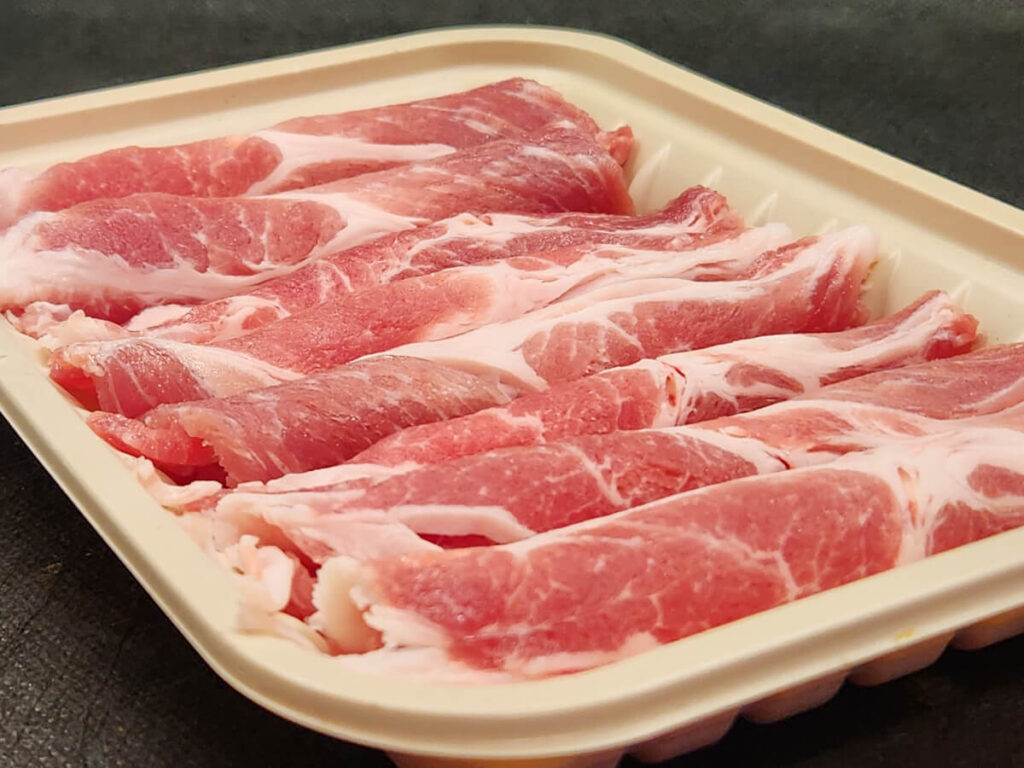 JAHZKITCHEN Hot Pot Pork Shoulder Rolls angle view