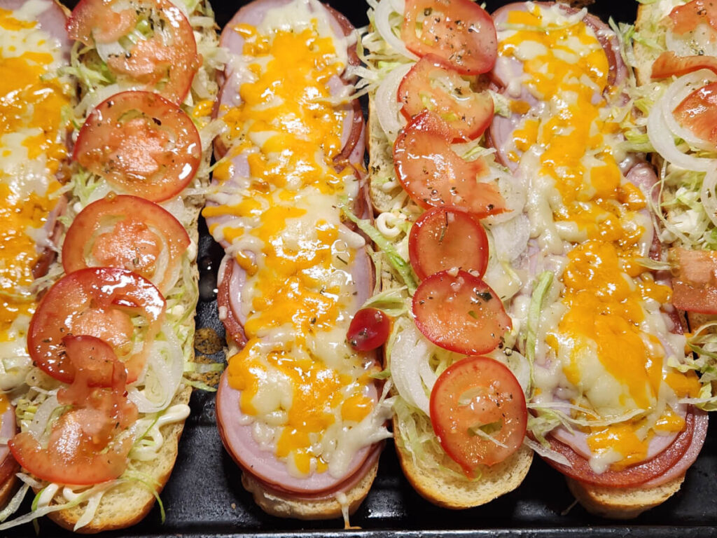 JAHZKITCHEN Ovensubs drizzling Italian Dressing